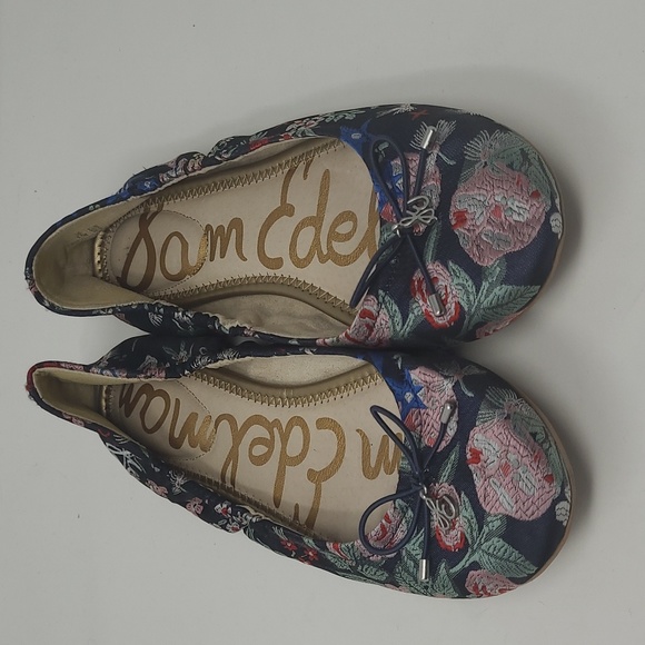 SAM EDELMAN FELICIA BALLET FLAT WOMEN'S SIZE 8.5 SHOES BOHO - Picture 8 of 16